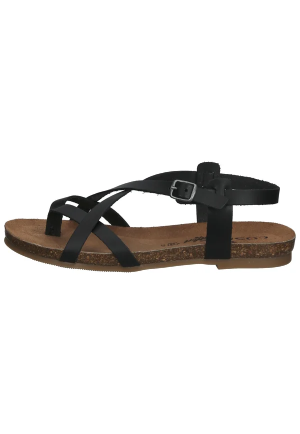 Riemensandalette - schwarz