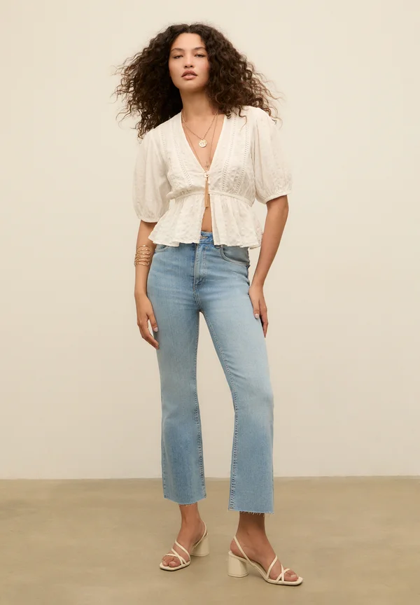 Riemensandalette - white