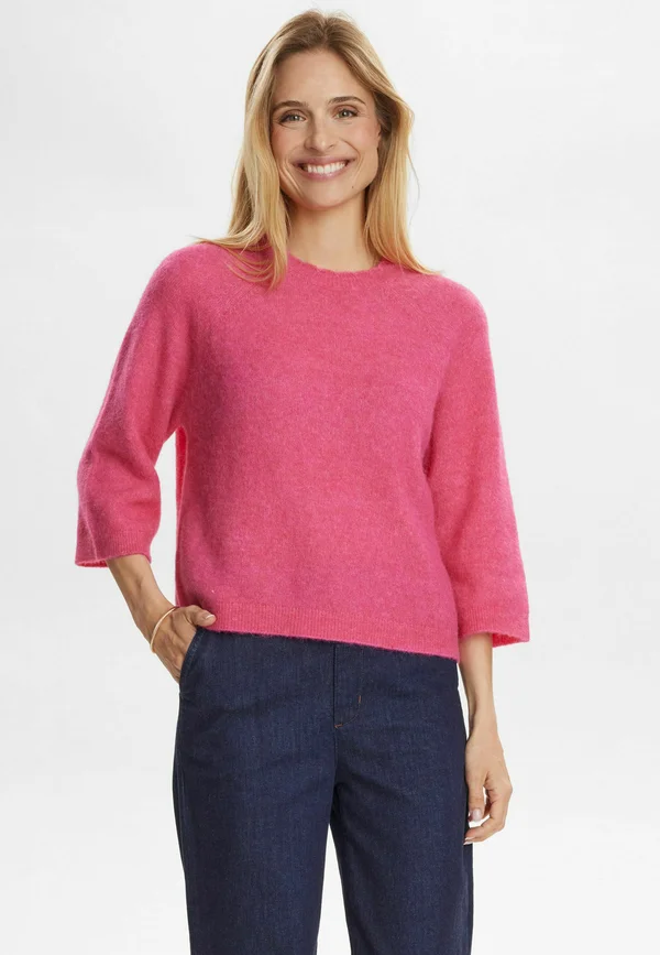 RIETTE SELMA - Strickpullover - fandango pink