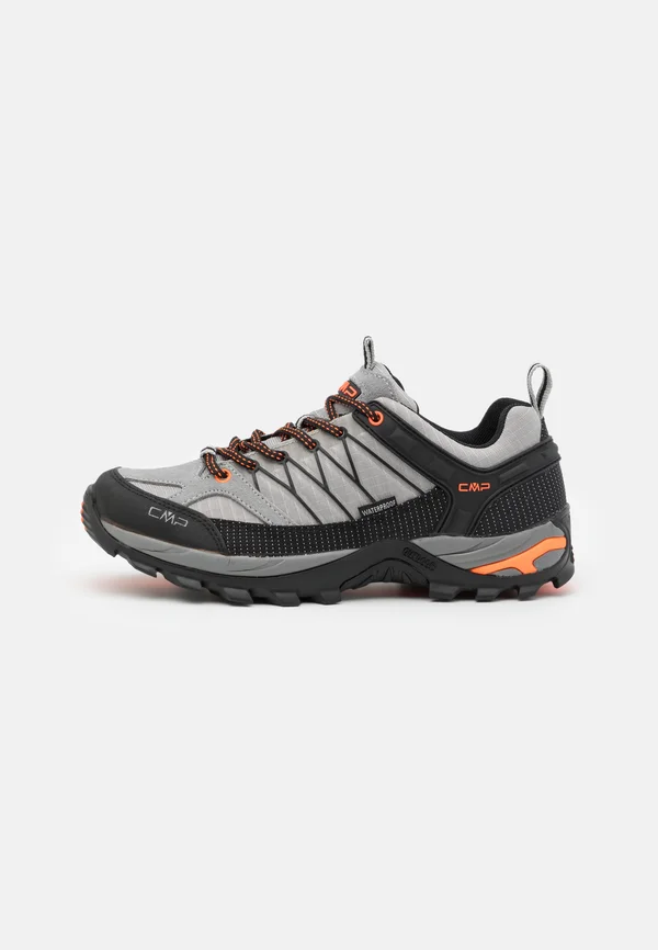 RIGEL LOW TREKKING SHOES WP - Hikingschuh - cemento/nero