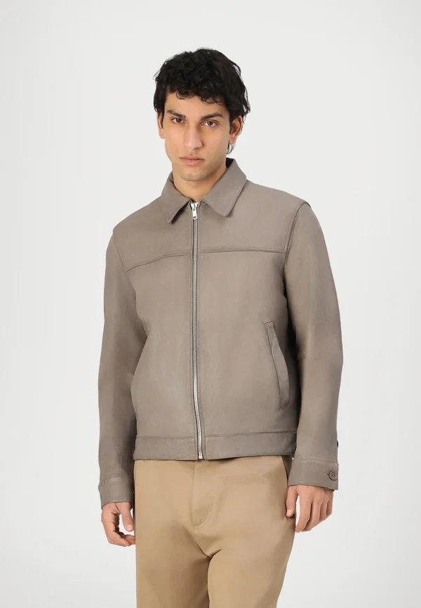 RIKKA - Lederjacke - brown