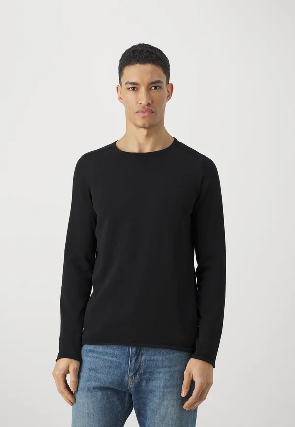 RIKONO - Strickpullover - black