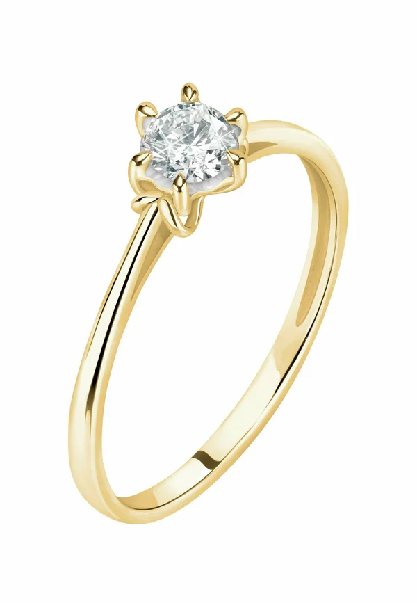 Ring - gelbgold-coloured