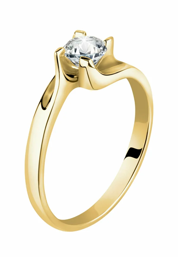 Ring - gelbgold-coloured