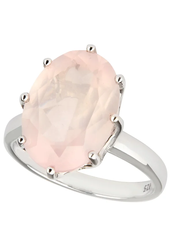 Ring - rosa- und silberfarben