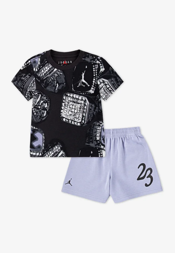 RING SHORT UNISEX SET - Shorts - indigo haze