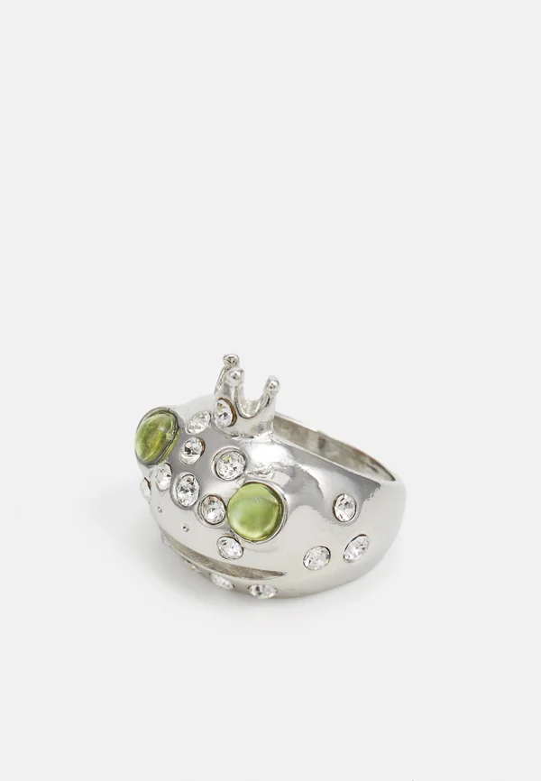 Ring - silver-coloured/lime
