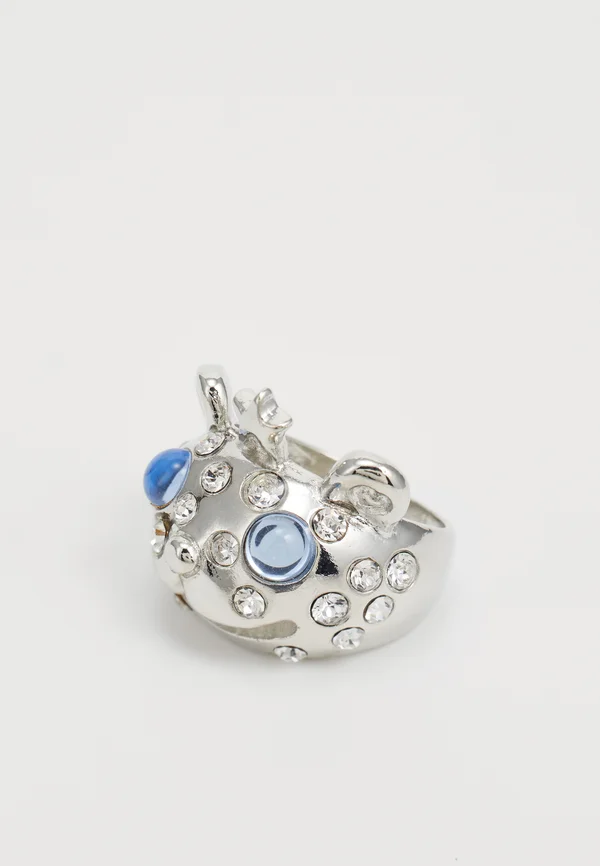 Ring - silver-coloured/sky
