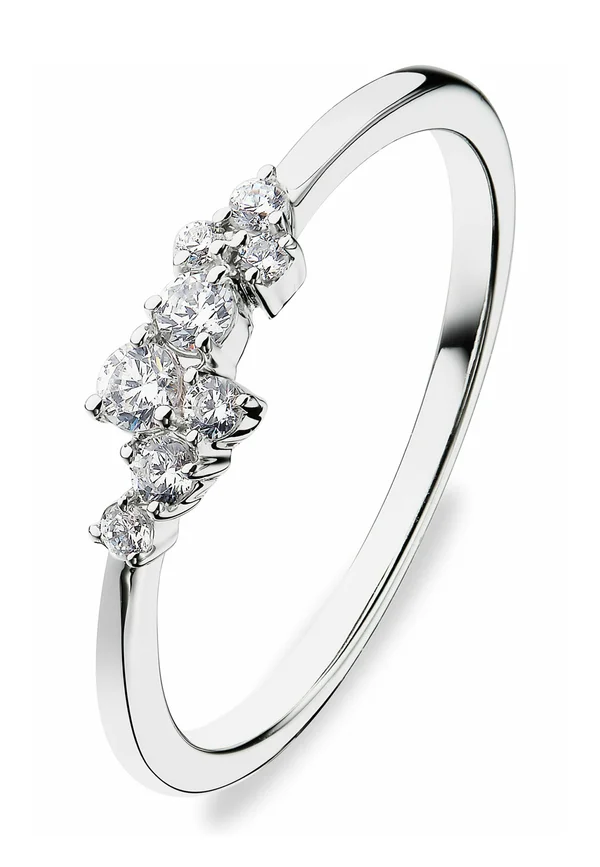 Ring - weißgold-coloured