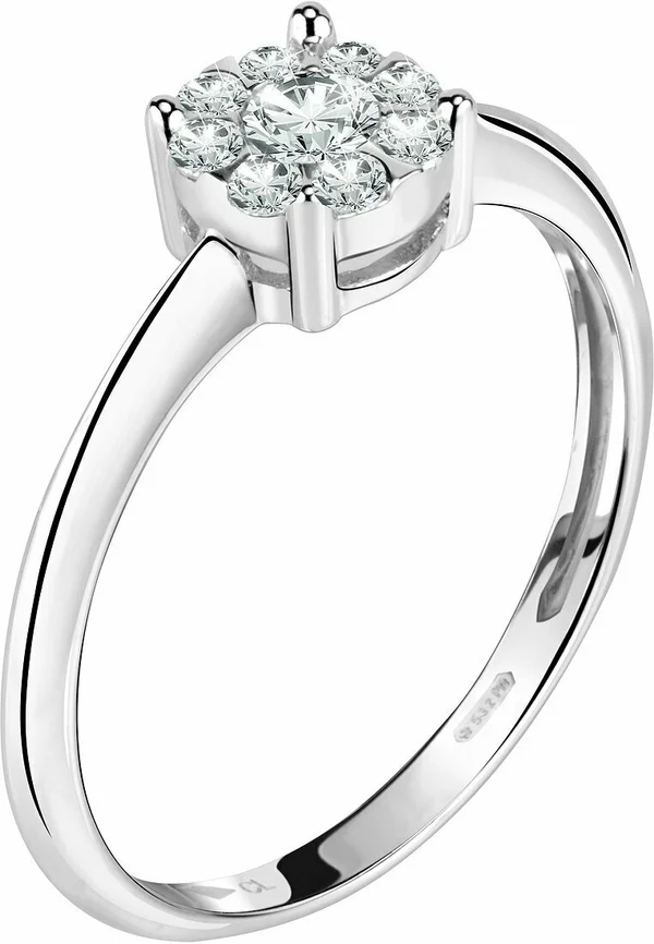 Ring - weißgoldfarben