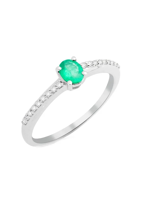 Ring - white gold-coloured