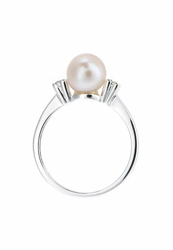 Ring - white gold-coloured