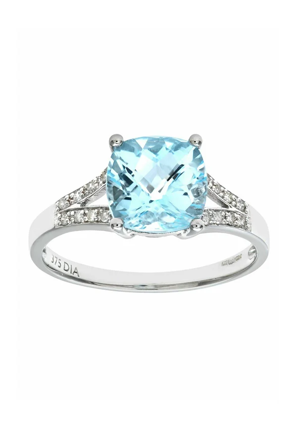 Ring - white gold-coloured