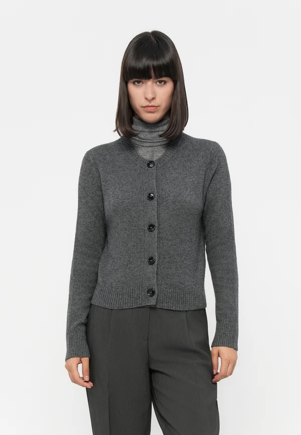 RIOT MEDIUM SOFT - Strickjacke - medium grey