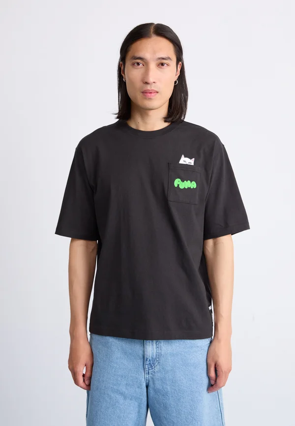 RIPNDIP RELAXED POCKET TEE - T-Shirt print - black