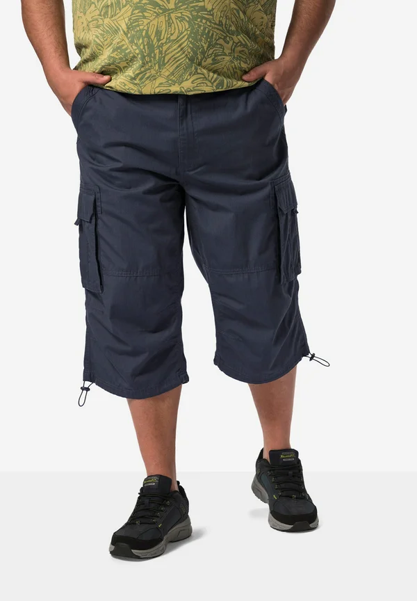RIPSTOP  TEILELASTISCHER BUND - Shorts - dark navy