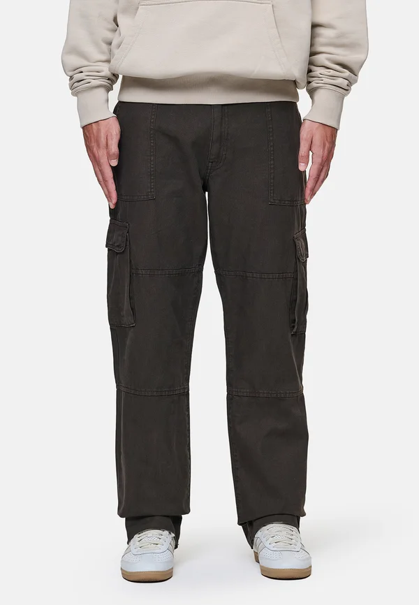 RISLEY - Cargohose - dark brown