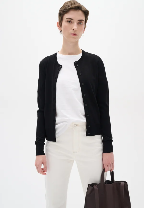 RITA - Strickjacke - black