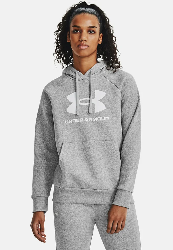 RIVAL FLEECE BIG LOGO - Kapuzenpullover - mod gray light heather