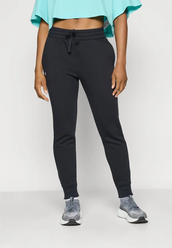 RIVAL FLEECE - Jogginghose - black/white