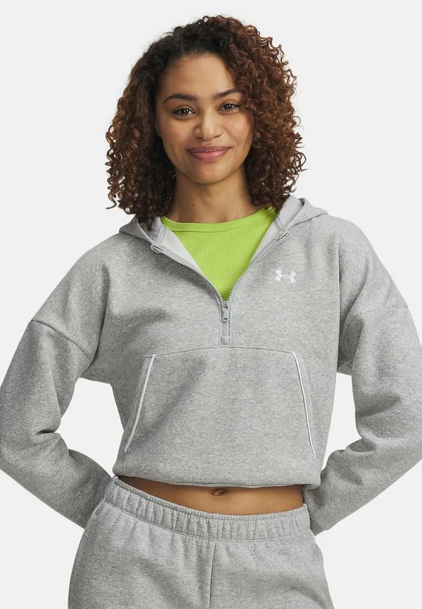 RIVAL FLEECE PIPED - Kapuzenpullover - mod gray light heather