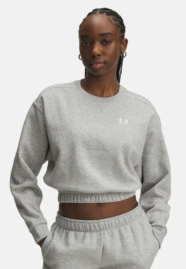 RIVAL FLEECE PIPED - Sweatshirt - mod gray light heather
