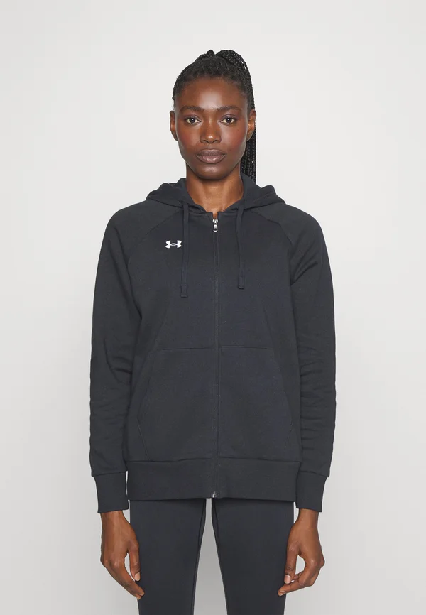 RIVAL FLEECE - Sweatjacke - black/white