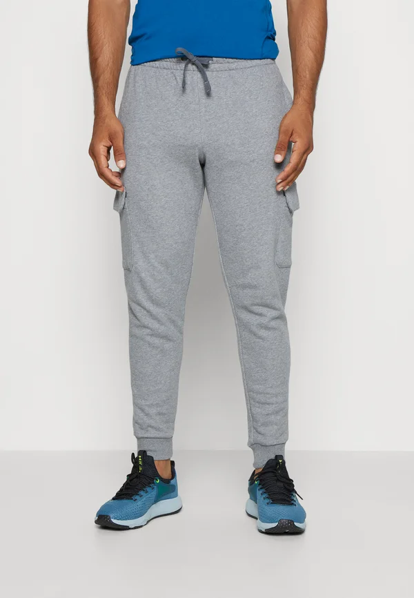 RIVAL JOGGER - Jogginghose - castlerock light heather/white
