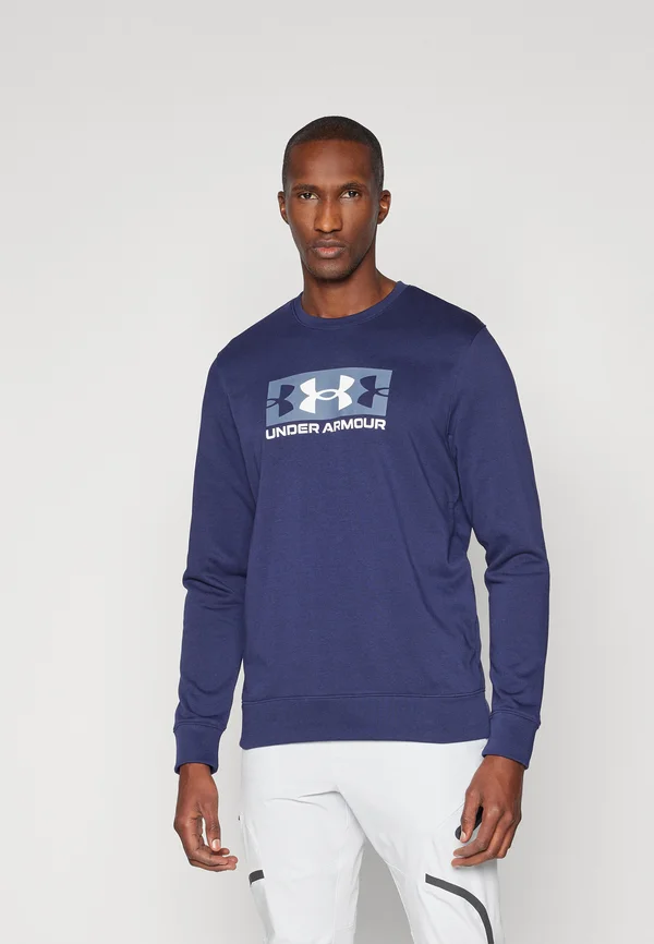 RIVAL LOGO CREW  - Sweatshirt - midnight navy/downpour gray/white