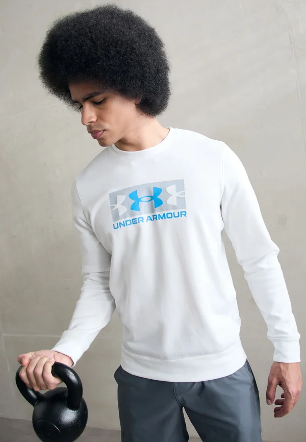 RIVAL LOGO CREW  - Sweatshirt - white/mod gray/ether blue