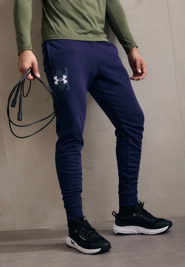 RIVAL LOGO  - Jogginghose - midnight navy/downpour gray/white