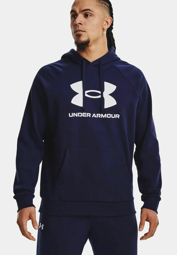 RIVAL LOGO - Kapuzenpullover - midnight navy pitch gray