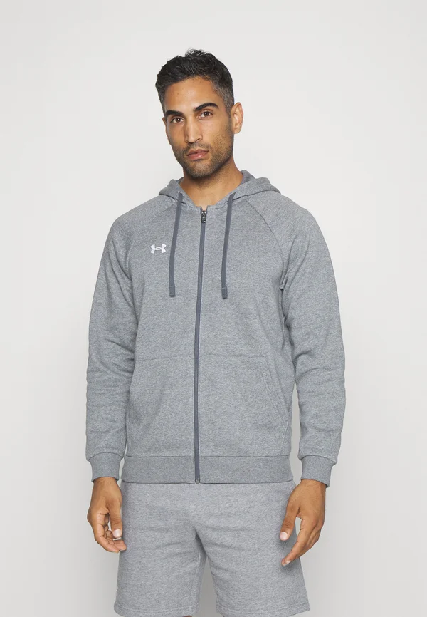 RIVAL - Sweatjacke - castlerock light heather/white