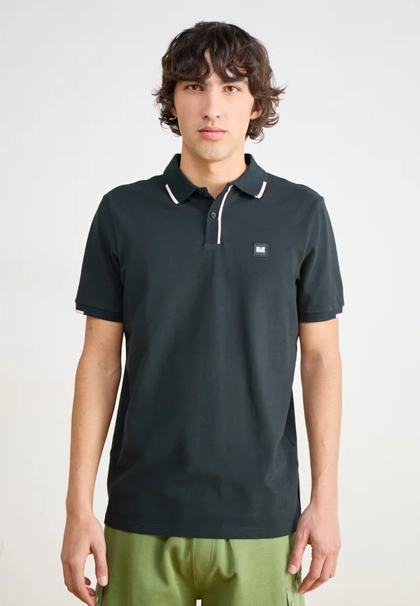 RIVAS - Poloshirt - black/pale blush