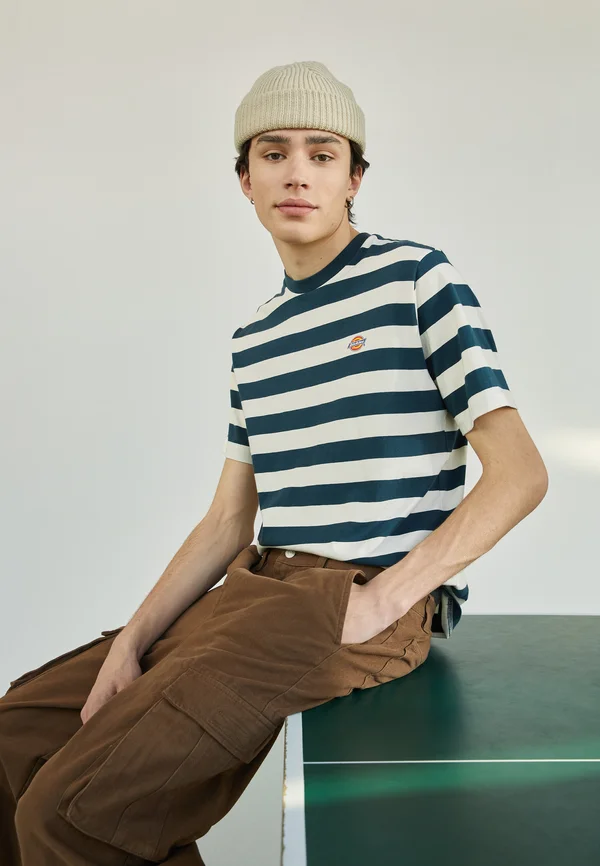 RIVERGROVE TEE - T-Shirt print - air force blue