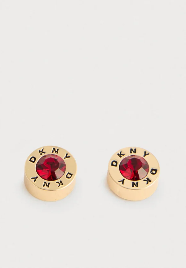 RIVET STUD - Ohrringe - gold-coloured/siam