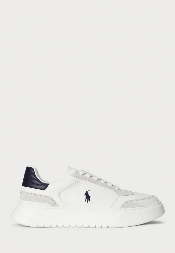 RLITE SPORT LEATHER-SUEDE SNEAKER - Sneaker low - deckwash white/navy