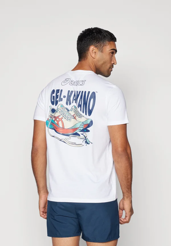ROAD GRAPHIC TEE MEN - T-Shirt print - brilliant white