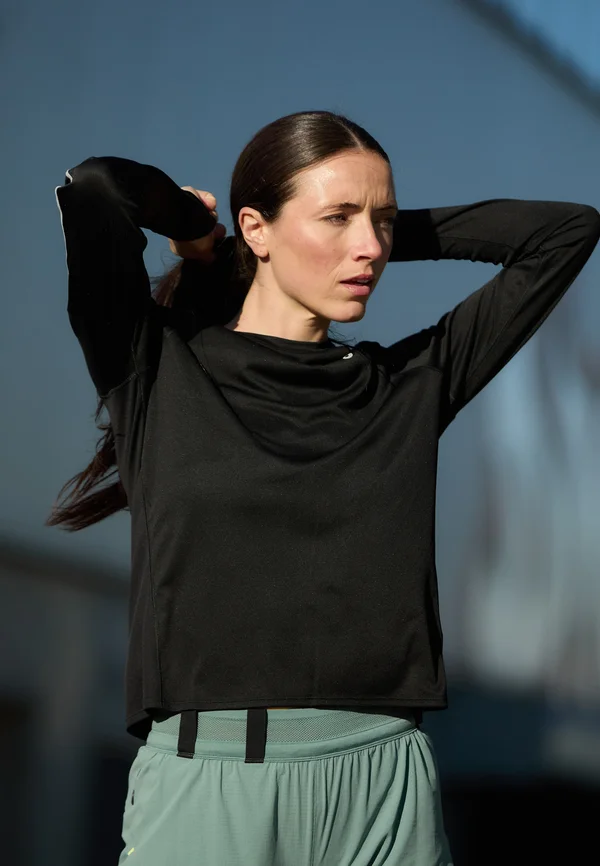 ROAD LITE-SHOW - Langarmshirt - performance black