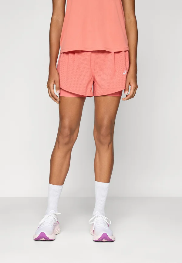 ROAD SHORT - 2-in-1 Shorts - dark pink clay