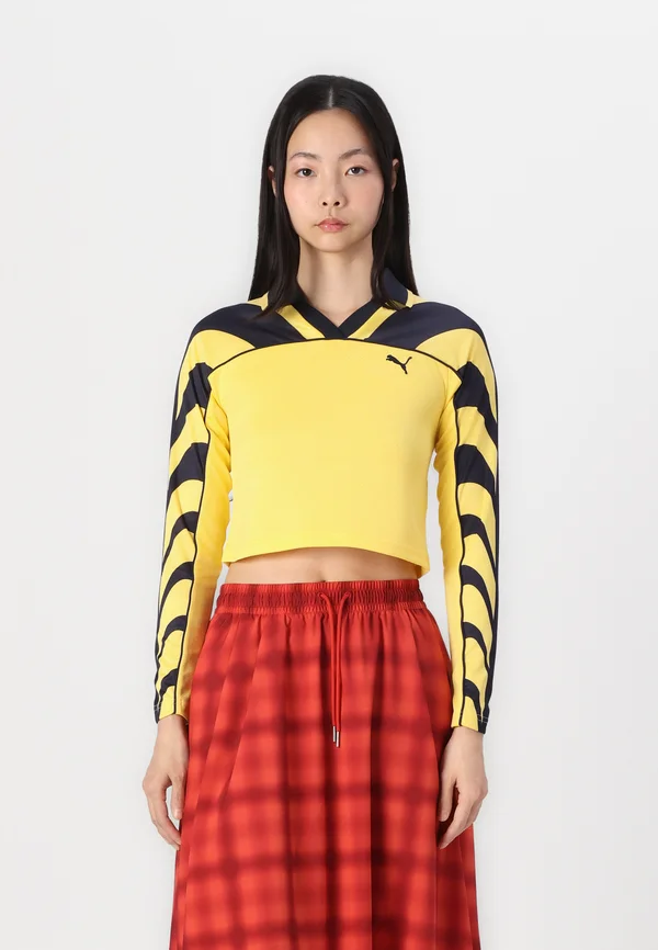 ROAD TO UNITY FOOTBALL BABY TEE - Langarmshirt - sunny yellow