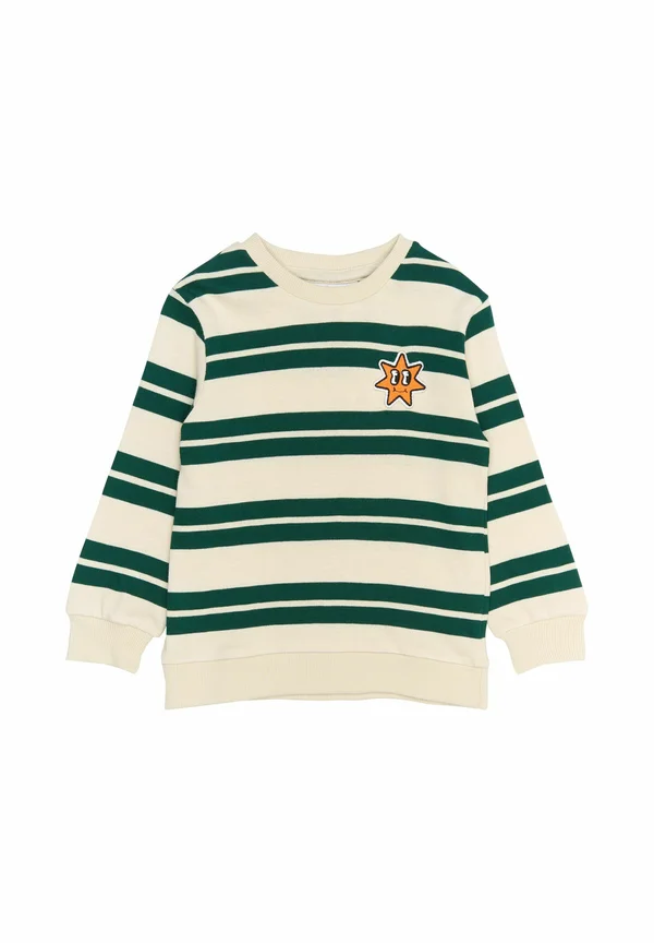 ROBBIE - Strickpullover - deep teal striped