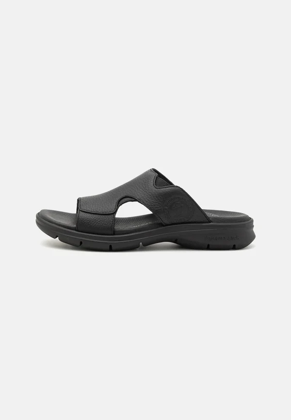 ROBIN - Pantolette flach - black