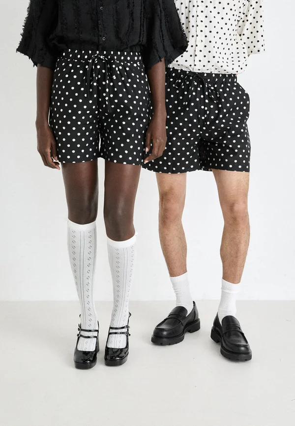 ROCCO SPOT DRAWSTRING UNISEX - Shorts - black