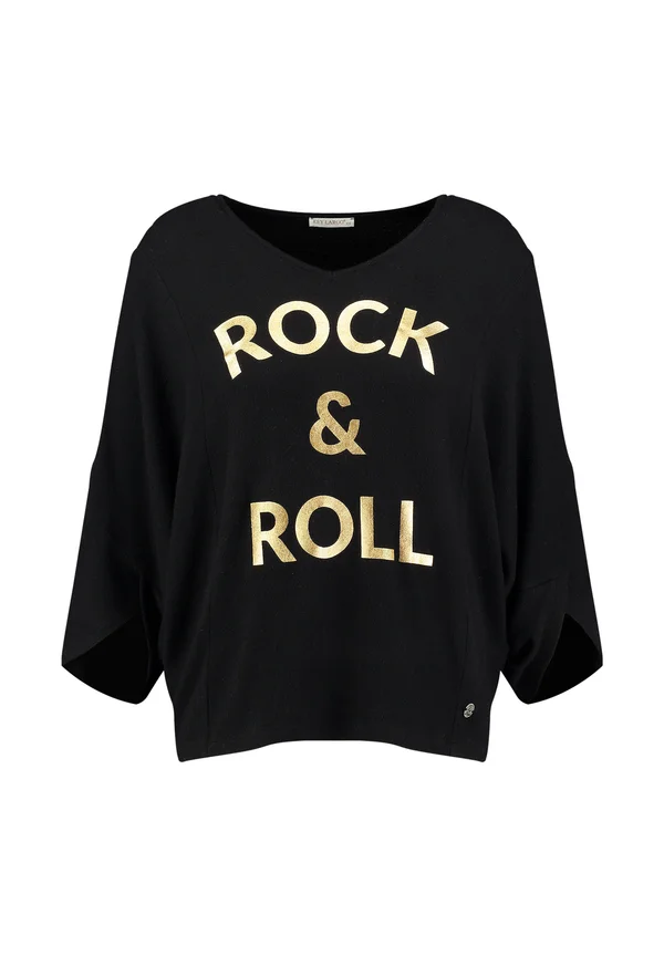 ROCK ROUND - Strickpullover - black mel