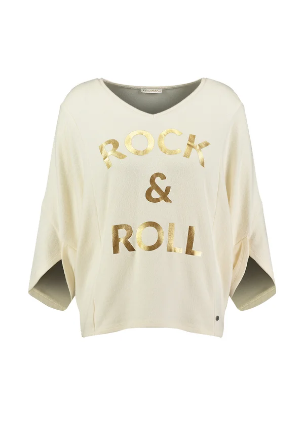 ROCK ROUND - Strickpullover - offwhite mel