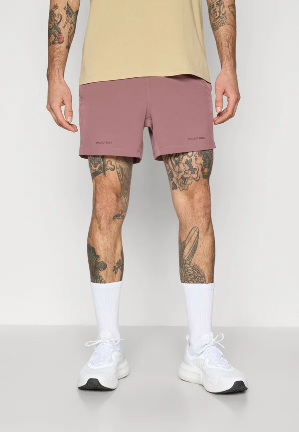ROCK ULTIMATE SHORT - Kurze Sporthose - maroon mist/dark maroon