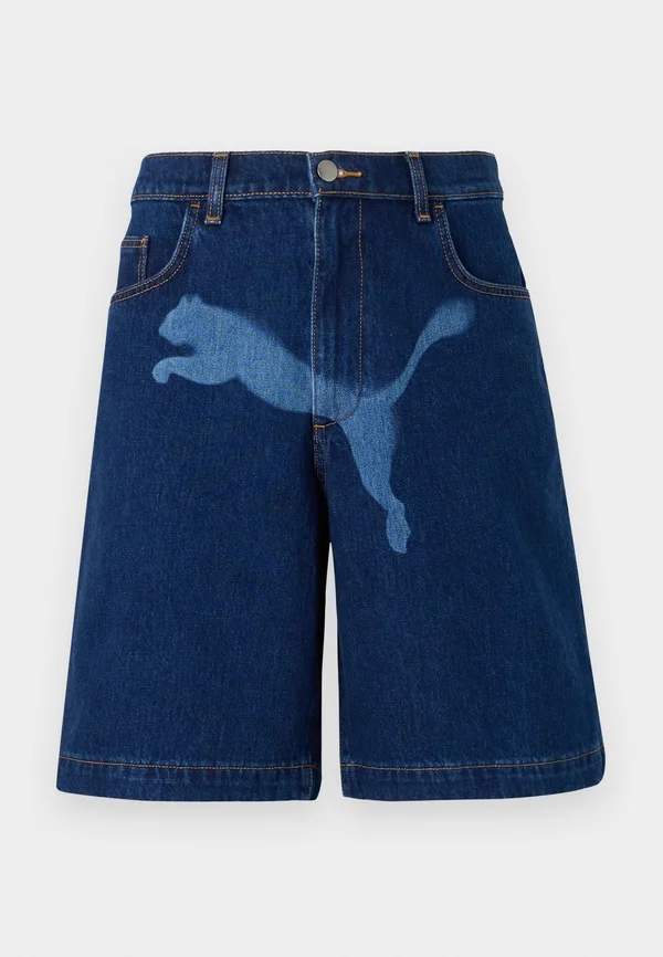 ROCKY UNISEX - Jeans Shorts - dark blue denim