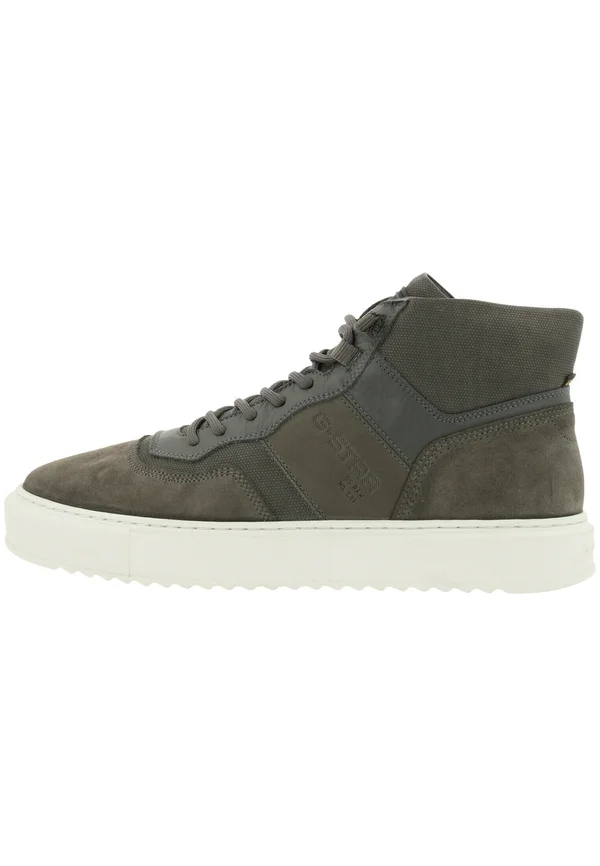 ROCUP II MID LEA - Sneaker high - grey