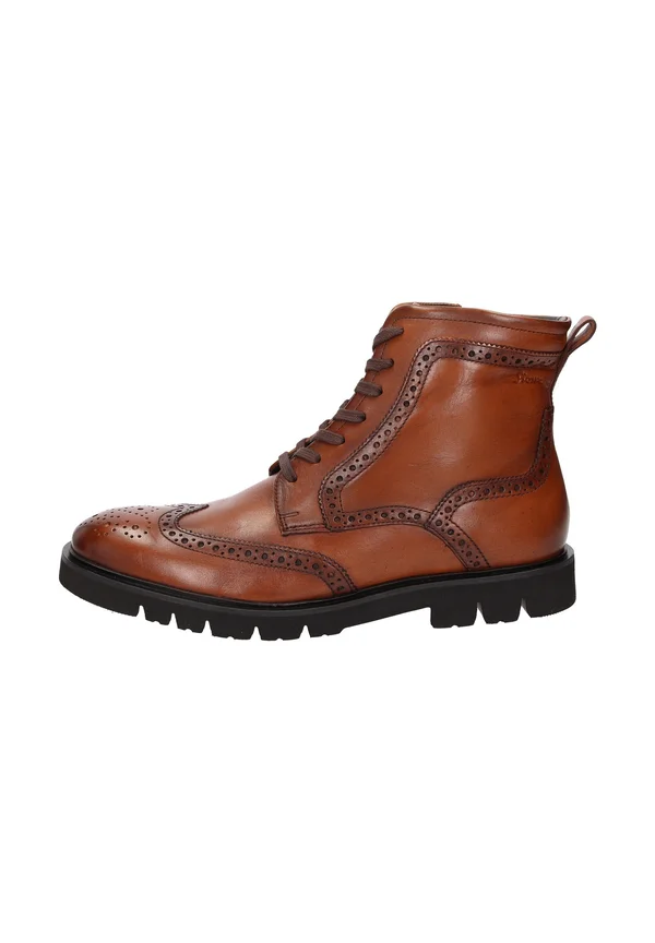 ROGTANOS - Cowboy-/Bikerstiefelette - cognac